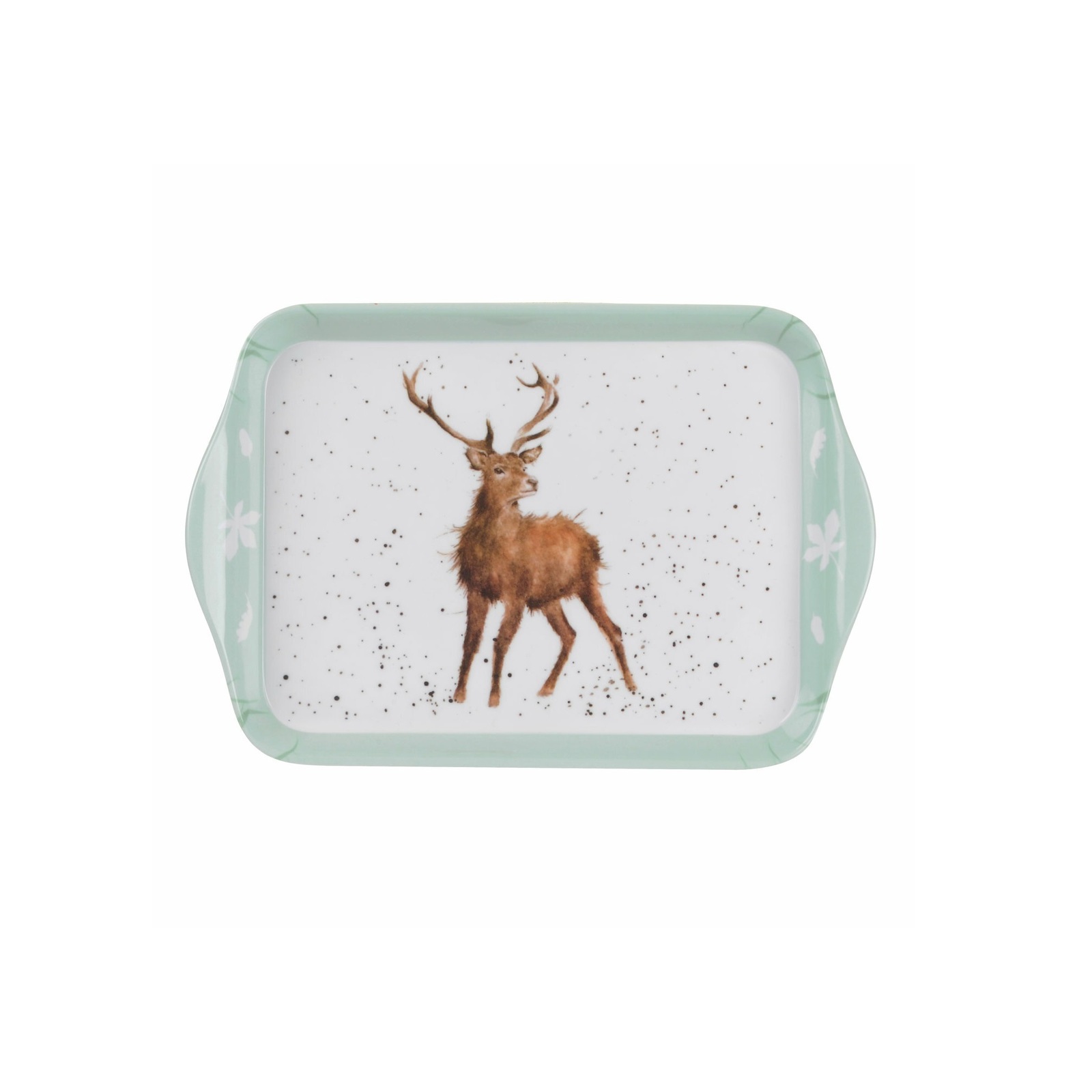 21x14cm Scatter Tray, Woodland Stag, from Wrendale Designs by Pimpernel