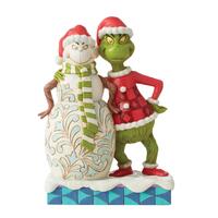 Grinch by Jim Shore - 20cm/7.8" Grinch with Grinchy Snowman