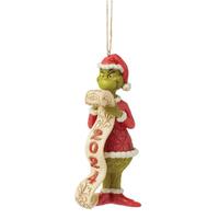 Grinch by Jim Shore - 13cm/5.1" Grinch With Naughty List HO