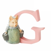 Beatrix Potter - 7cm Letter G, Aunt Pettitoes