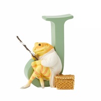 Beatrix Potter - 7cm Letter J, Mr. Jeremy Fisher