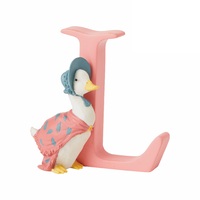 Beatrix Potter - 7cm Letter L, Jemima Puddle-Duck