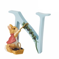 Beatrix Potter - 7cm Letter N, Cotton-tail