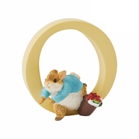 Beatrix Potter - 7cm Letter O, Peter Rabbit