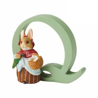 Beatrix Potter - 7cm Letter Q, Mrs. Rabbit