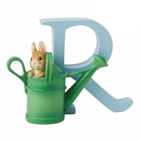 Beatrix Potter - 7cm Letter R, Peter Rabbit Watering 