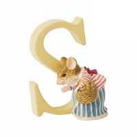 Beatrix Potter - 7cm Letter S, Mrs. Tittlemouse