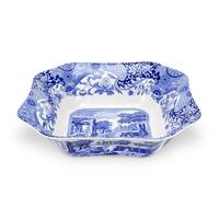 Spode Blue Italian - 24cm Square Salad Bowl