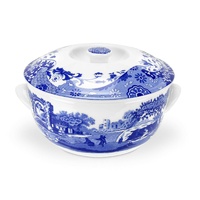 Spode Blue Italian - 2.4L Round Covered Deep Dish