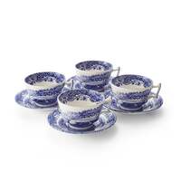 Spode Blue Italian - 0.2L Teacup & Saucer (S/4)