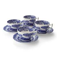 Spode Blue Italian - 0.28L Breakfast Cup & Saucer (S/4)