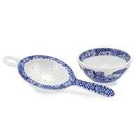 Spode Blue Italian - 18cm Tea Strainer & Rest