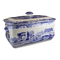 Spode Blue Italian - 39x23.5x24cm Bread Bin