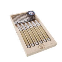 Jean Dubost Maison Light Horn - 6Pc Fork Set 1.5mm