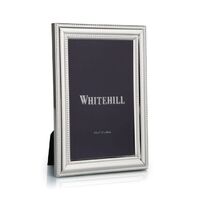 Whitehill Studio - Silver Plated Beaded Photo Frame 10cm x 15cm