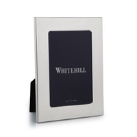 Whitehill Studio - Silver Plated Plain Photo Frame 10cm x 15cm