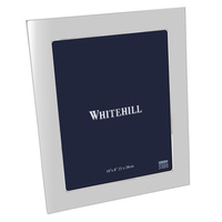 Whitehill Studio - Silver Plated Plain Photo Frame 20cm x 25cm